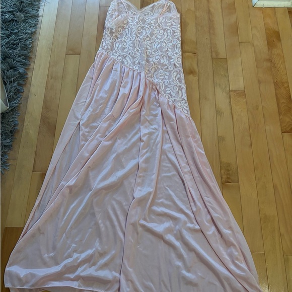 Vintage Pink Slip Dress - Picture 4 of 6